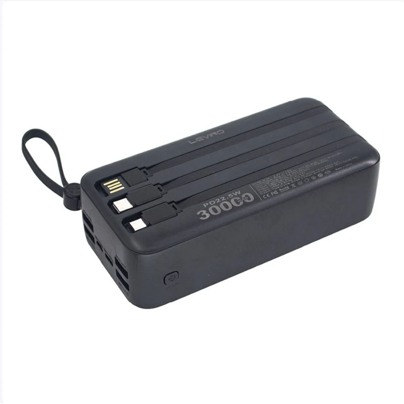 پاوربانک سوپر فست شارژ لوینو اورجینال مدل N-32 ظرفیت 30000 میلی آمپر  (گارانتی طلایی)